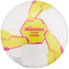 Bola de Futsal MIKASA 3 Bola de Certificação Costurada à Mão Pressão Interna Recomendada Não. Amarelo/Rosa FS350B-YP 0,41-0,61kgf/cm2