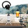 Torch Light Hook Stainless Steel Tent Pole Lamp Holder Lightweight Multi-function Outdoor Hiking Fishing Tools for KT-38 GZ Lamp