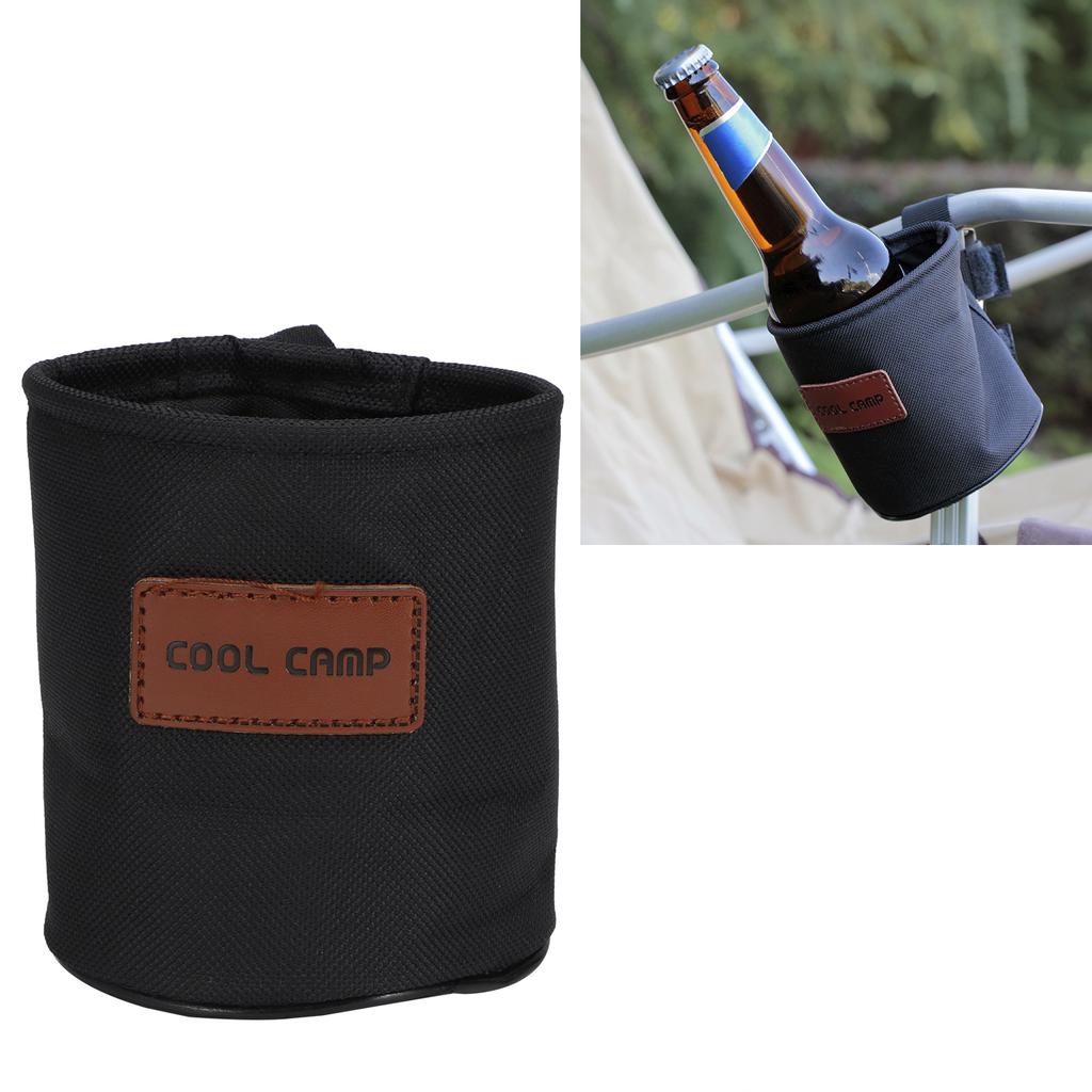 Chair Side Cup Holder Portable Water Bottle Rack for Outdoor Barbecue Picnic Fishing