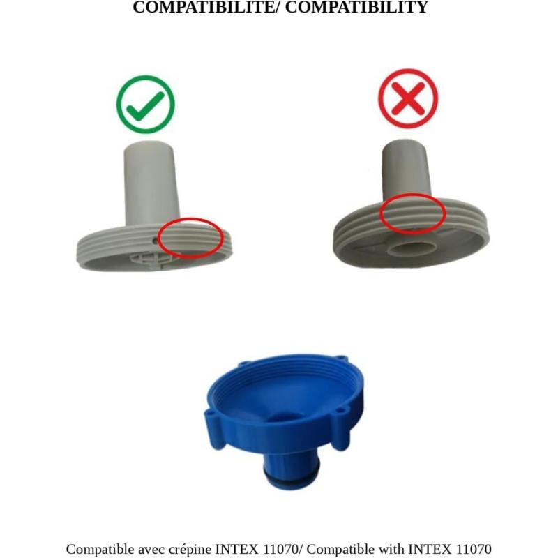 Pool Vacuum Cleaner Adapter Converts 80mm To 32mm for Easy Connection Strong ABS Tool Frees Installation Leak Prevention