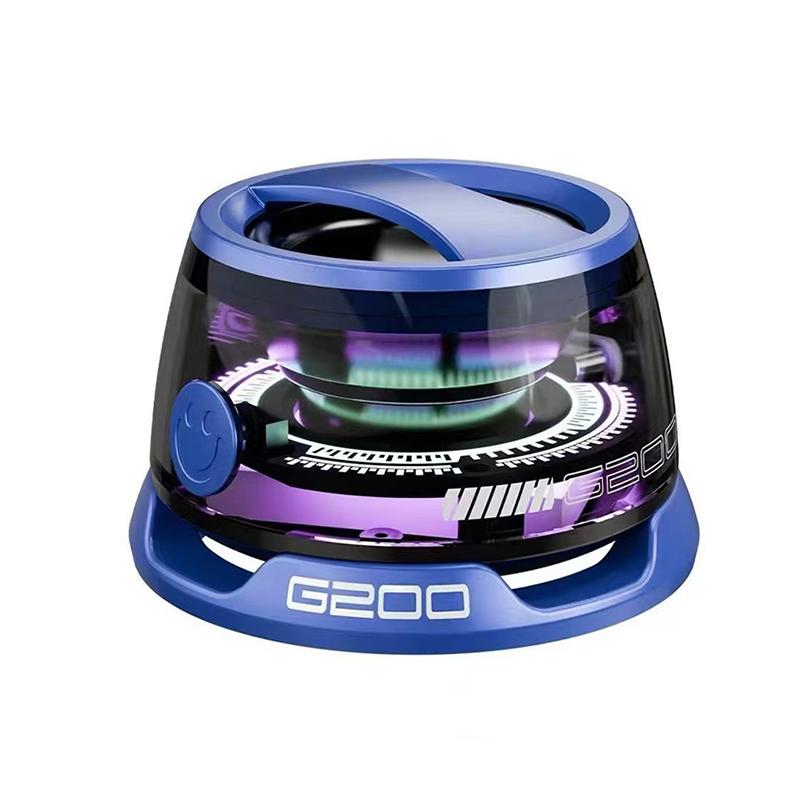Portable Bluetooth Speaker G200 RGB Lighting Magnetic Speaker BT5.3 Mini Sound Box 7 Hours Playback Phone Holder