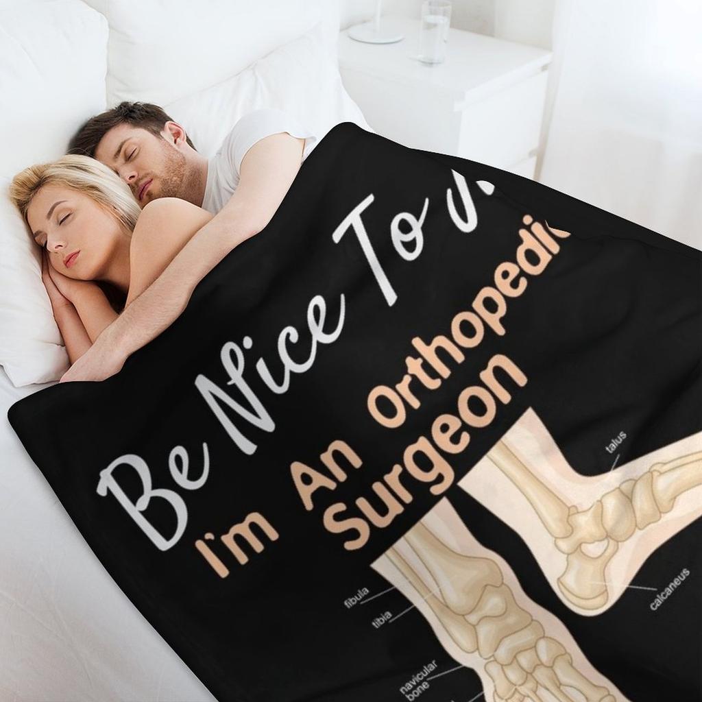 Funny Orthopedic Surgeon design Save Your Feet Throw Blanket anime Multi-Purpose Decoratives Plaid on the sofa Blankets