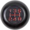 ApplianPar Black Universal Transmission 5 Speed Manual Shift Knob M10x1.5 Screw Adapter Nuts JDM for Acura for Honda