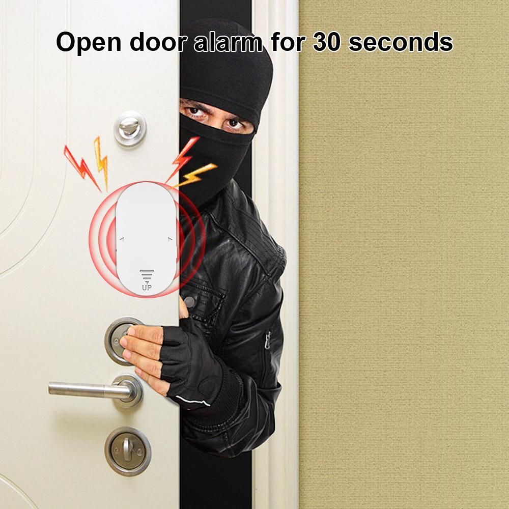 Universal Doorbell Mode Anti-theft Alarm White Smart Door Sensor Powered Window Sensor Smart Home Door Open Closed Detectors Smart Home