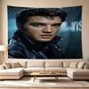 Elvis Presley Guitar Performance Large Size Wall Tapestry, Room Aesthetic Decor for Living Room Party Background,Perfect Gift