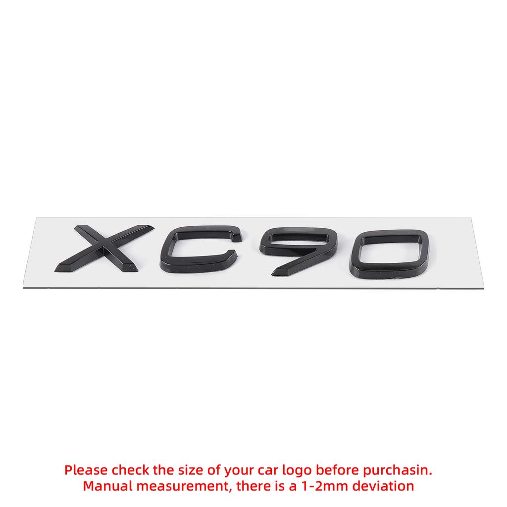 ABS Car XC Series Number Emblem Logo Sticker Rear Trunk Decals Accessories For Volvo XC40 XC60 V70 S60 XC90 S80 V40 XC70 V50 AWD