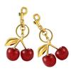 Fashionable Cherrys Sturdy Resin Charm Pendant Elegant Keychain Charm Accessory for Styles Expression Daily Use