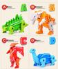 Dinosaur Robot Transformation Toy Set for 6-Year-Olds