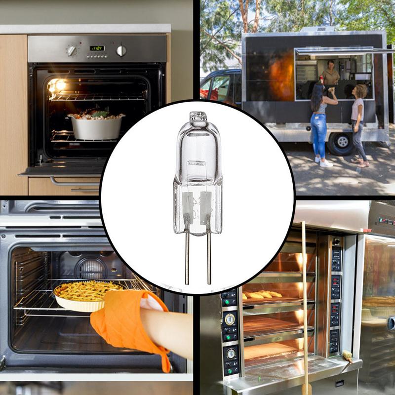G4 Halogen Bulb Kitchen Oven Halogen Bulb 12V 20W Halogen Bulbs Bi-Pin LED Lamp Warm White Replace LED Lamp For Kitchen Oven