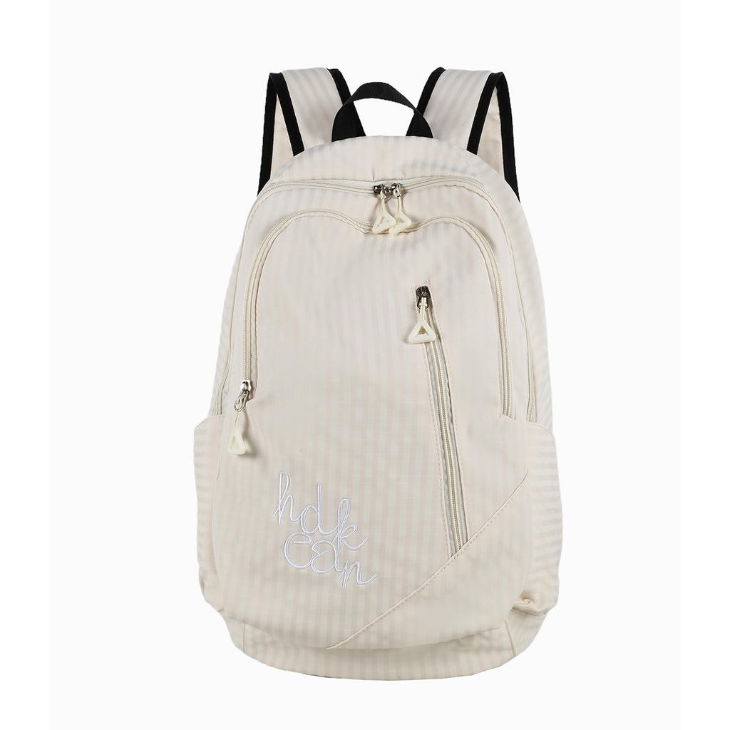 Schoolbag New Travel Versatile Backpack Solid Color School Bag Women's ins Simple Campus Large Capacity Middle School Student Fashion Backpack