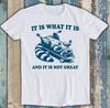 Es ist wie es ist und es ist nicht toll Waschbär Lustiges Geschenk T-Shirt 1782
