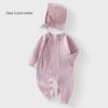 25 Vår- och Höst Baby Bomullspysjamas: Helårs-, Benlös, Långärmad, Sidöppnande Onesie