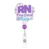 Retractable Structure Nurse Badge Reel Delicate Beaded Craft Beaded Badge Reel  Gift Choice