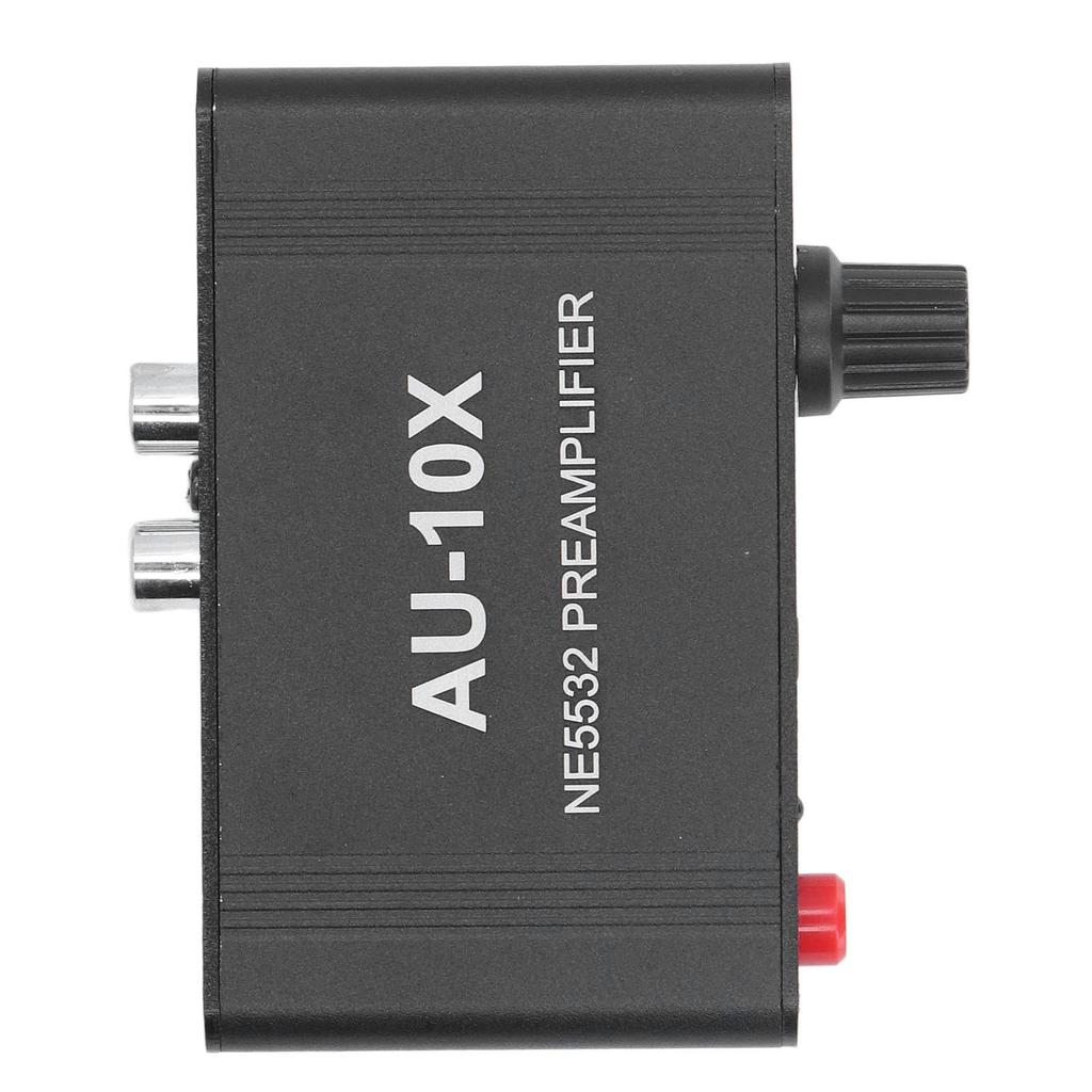 NE5532 Kopfhörerverstärker, 20 dB Stereo-Audiosignal Phono-Vorverstärker mit 3,5-mm-Kopfhörereingang und -ausgang für Heim-Stereoanlagen
