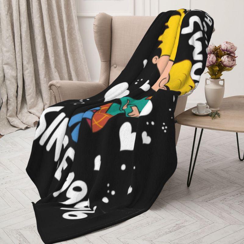 Custom Hey Arnold Animated Anime Helga Pataki Blanket Warm Fleece Soft Flannel Throw Blankets for Bedroom Couch Car Autumn
