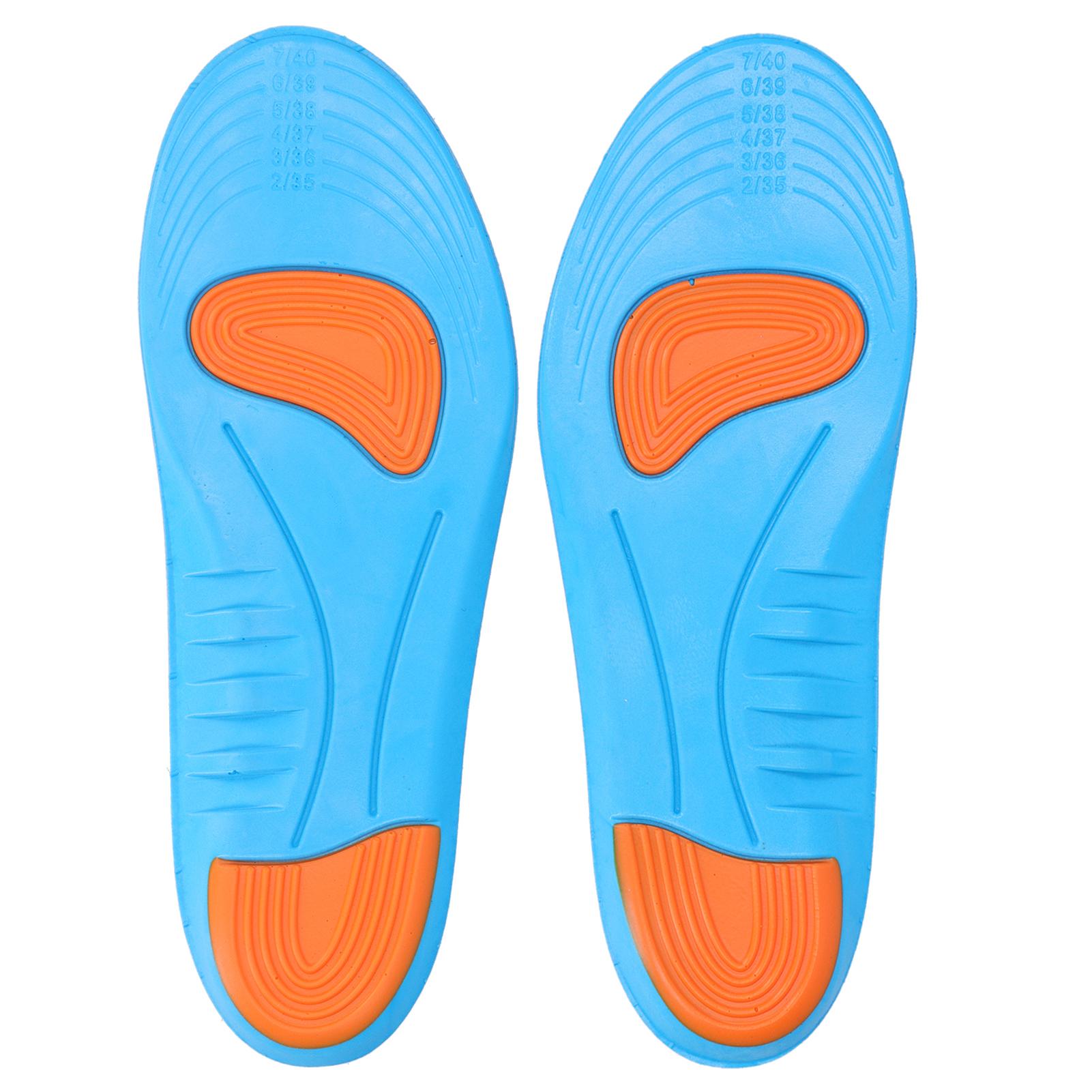 

1Pair Insole Shock Absorption Breathable Sweatabsorbing Comfortable Thickened Soft S Size