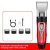 Electric Hair Clipper Set 4 Different Blades Hair Shaver Hair Trimmer Low Noise Usb Rechargeable Shaver Hair Cutting Tool