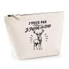 Toiletry Bag - PLANETEE - I Can't Minimalist - Beige - 100% Cotton - 3 L - Metal Zip