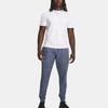 Under Armour Meridian Pattern Print Crew Neck Short Sleeve T-Shirt Men Tops White 1379671-100