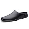 Fashion Soft Breathable Muller Shoes New Slip-On Half Shoes Driving Casual Shoes Men's Lazy Loafers Comfort Versatile Slippers Moccasins