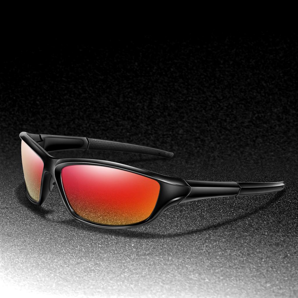 Men's Polarized Cycling Sunglasses Women's Fashion Oval Full Frame Windproof Sports Glasses for Cycling Running Hiking UV400 7
