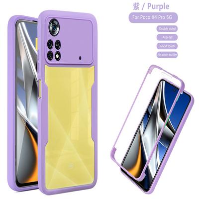 360 Full Body Phone Case For Xiaomi POCO F5 F6 Pro 5G X3 NFC X4 X5 X6 C3 POCO M2 M3 M4 M6 Pro 4G Built Screen Protector Cover
