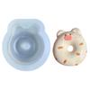 Lovely g Donuts Silicone Mold Delicious Doughnuts Dessert Molds Resuable Casting Mould for Breads and Chocolate