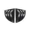 Fit For Honda Civic Senda 8th 2006-  2009 2010 Front Rear Side Window Blinds Trim Cover Louver Stickers Frame ABS Carbon Fiber