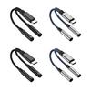 USB C To Double 3.5mm Sound Cable for Phone USB Type C 3.5mm Headphone Cord Car Auxiliary Cable Signal Transmission