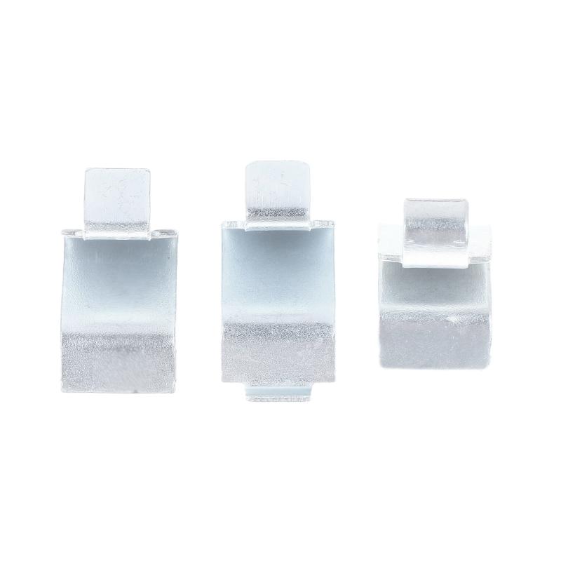 10 st Kraftiga Metallskåpshyllklämmor Hållbara Hyllstöd För Arkivskåp Hyllklämmor Justerbara Stöd Klämma