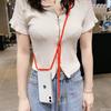 Husă Crossbody Pentru iPhone 16 15 14 13 12 11 Pro Max XS XR X 8 7 Plus Colier Șnur Carcasă Dură Transparentă Clară