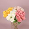10 Bouquets de Roses Simulées Scène Romantique de Mariage Décoration de Maison Décoration d'Hôtel Fleurs Artificielles Accessoires de Photographie