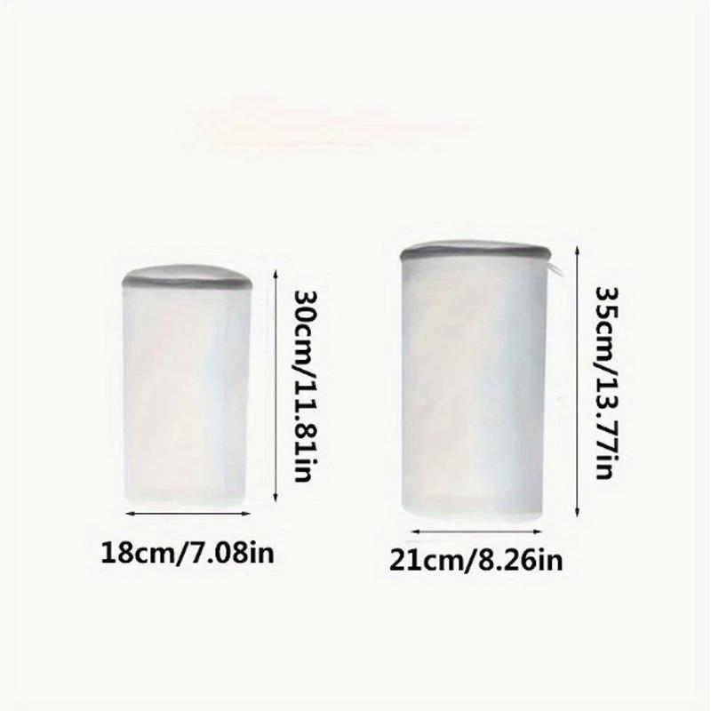 

Versatile Shoe Washing Bag - Durable Mesh Laundry Bag for Sneakers, Running Shoes, Socks & Bras with Zipper Closure, Laundry Bag 2pcs белый
