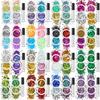 Worpo 4 Box Festival Sequin Powder Fantasy Cosmetics Face Body Eye Hair Nail Festival Loose Art Set 1