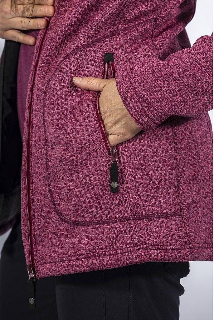Jacket Maul Strickfleece Coat Cape Purple