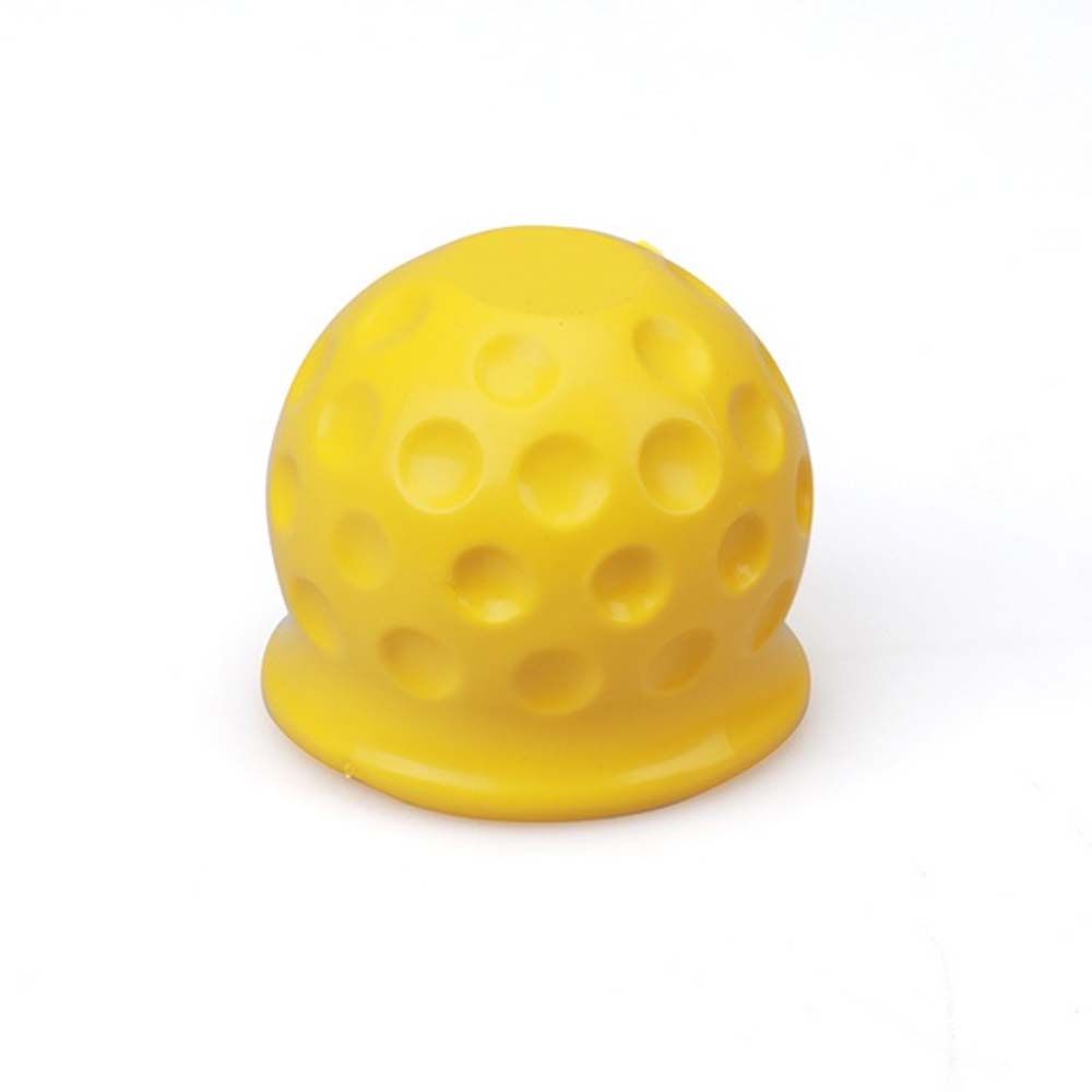 

4 цвета Резиновый колпачок для тягового шара, колпачок для тягово-сцепного устройства, крышка для шара прицепа, автомобильные аксессуары жёлтый