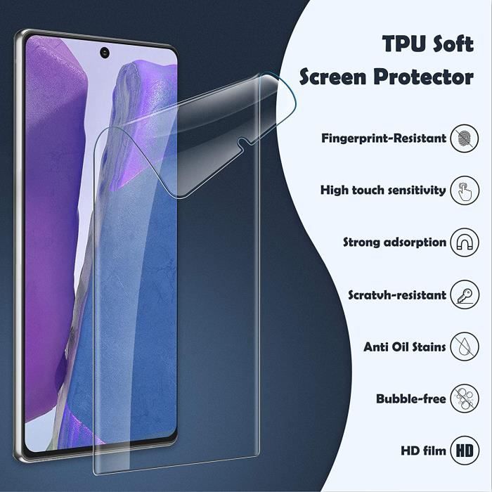Film protecteur - LittleMonkey - Samsung Galaxy Note 20 5G - 3 pièces - TPU - Résistant aux rayures