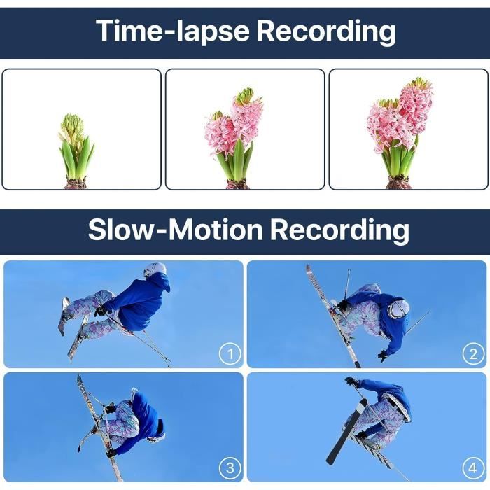 BAZARLAND30.Caméscope 3.0'' Vidéo FHD 1080P 36MP 30FPS Youtube Vlogging Caméra de Nuit IR Zoom Numérique 16X 270° IPS écran Rotatif