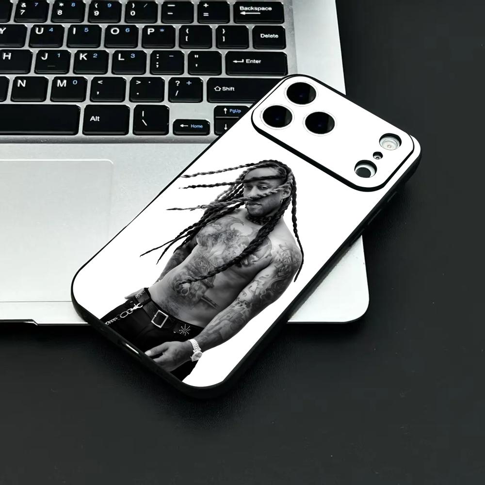 Hip Hop Singer Ty Dolla Sign Phone Case for iPhone 12-17 Air Plus Pro Max Satin Glossy Colorful Great Gift Phone Case