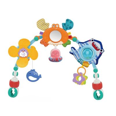 Kinderwagen-Bogenspielzeug, Wippenspielzeug, Kinderwagen-Aktivitätsbogenspielzeug, Feinmotorik-Spielzeug, Sensorik-Entwicklungsbogen, Baby-Autositzspielzeug