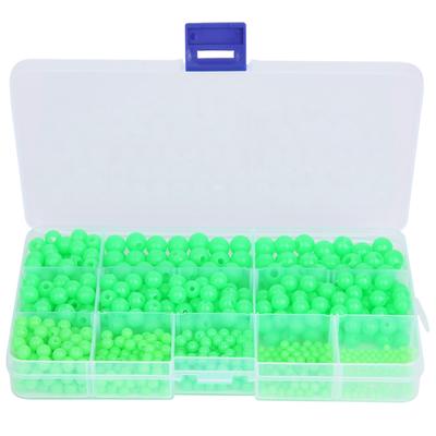 820 piezas Modelos Múltiples Antideslizantes Luminosas Cuentas de Pesca Señuelos Aparejos Herramientas para Kit de Agua Salada Agua Dulce