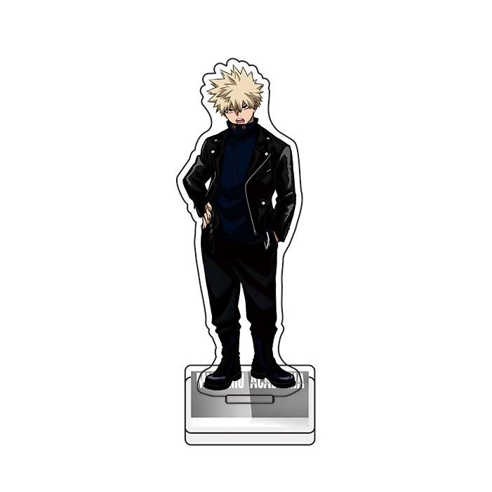 My Hero Academia Mica Acrylic Stand Model Plate Study Desk Decoration Deku Bakugo Todoroki Toga Dabi Keychain Friends Girl Gift