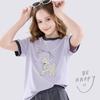 Duomiaowu Girls' Summer Short-Sleeve T-Shirt