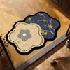 Special-shaped Flower Bathroom Floor Mat Washroom Door Wash Under Non-slip Absorbent Wear-resistant Foot Mat Door Mat
