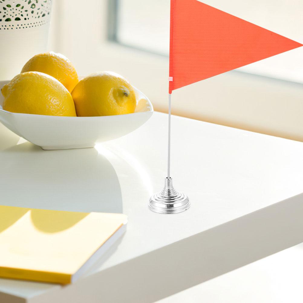10 Pcs Flagge Basis Kleine Halter für Schreibtisch Kunststoff Mini Dekoration Ländlichen Tisch Stehen Steht