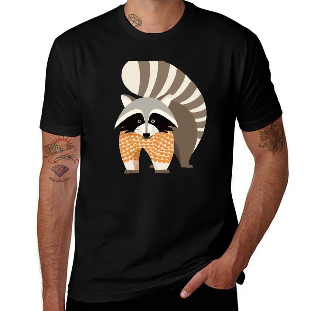 Skurriles Waschbär T-Shirt t shirt mann schlichtes mann t-shirt grafisches T-Shirt