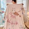Class A Cloud-Feel Velvet Fairy Tale Hand-Painted Autumn/Winter Thick Milk Velvet Nap & Sofa Blanket