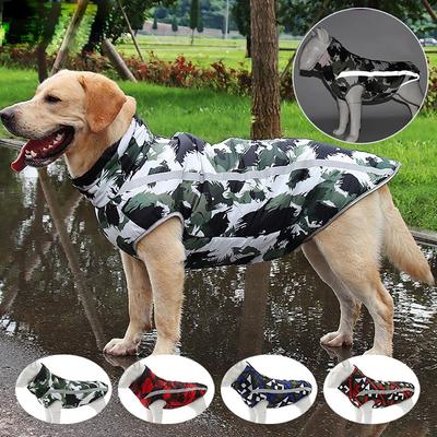 Giacca Impermeabile per Cani Grandi Inverno Caldo Vestiti per Animali Domestici per Cani Piccoli Cappotto per Cuccioli Chihuahua Carlino Labrador Bulldog Francese Abbigliamento