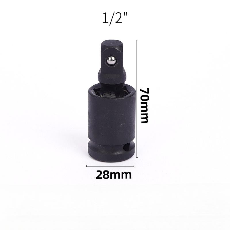 360° Swivel Knuckle Joint Air Impact Socket Adapter 1/2" 3/8" 1/4" Wobble Retractable for Pneumatic Wrench