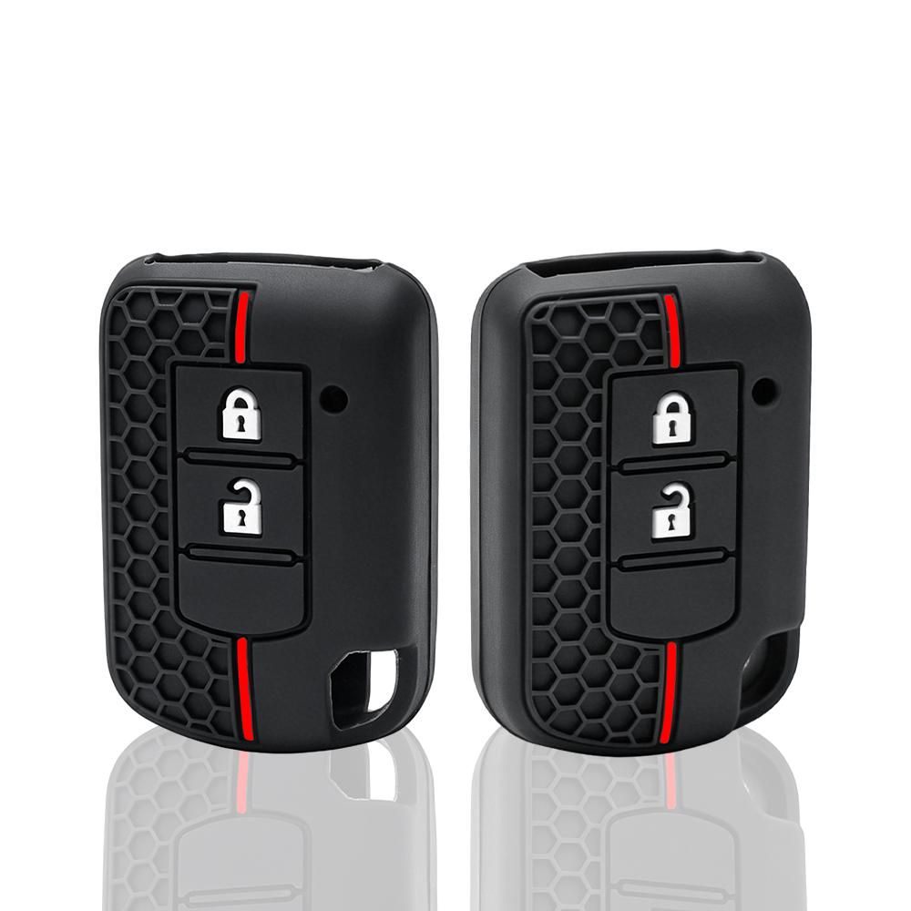 New Silicone Car Key Cover Case For Mitsubishi Asx Ash Outlander Lancer Ex Galant Pajero L200 2 Button Keyring Protector